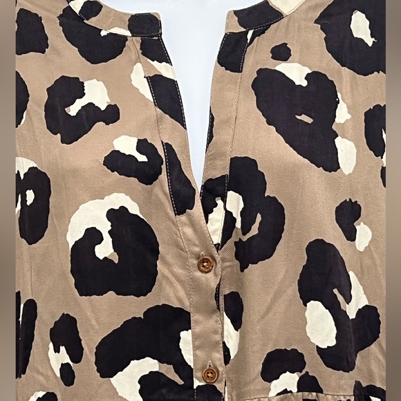 Mud Pie Maybell Animal Print Flounce Dress - Picture 5 of 9